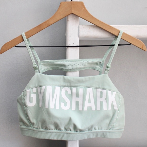 Gymshark Other - Gymshark Green Logo Recess Sports Bra Size Medium